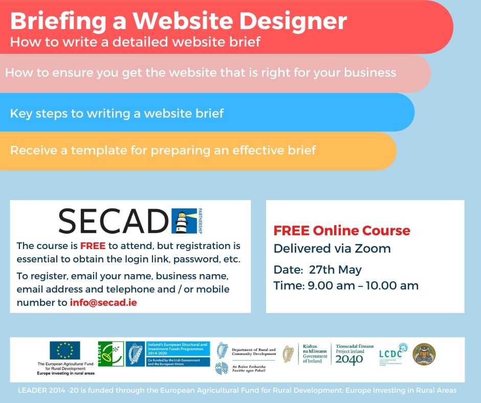 Briefing a Website Designer SECAD