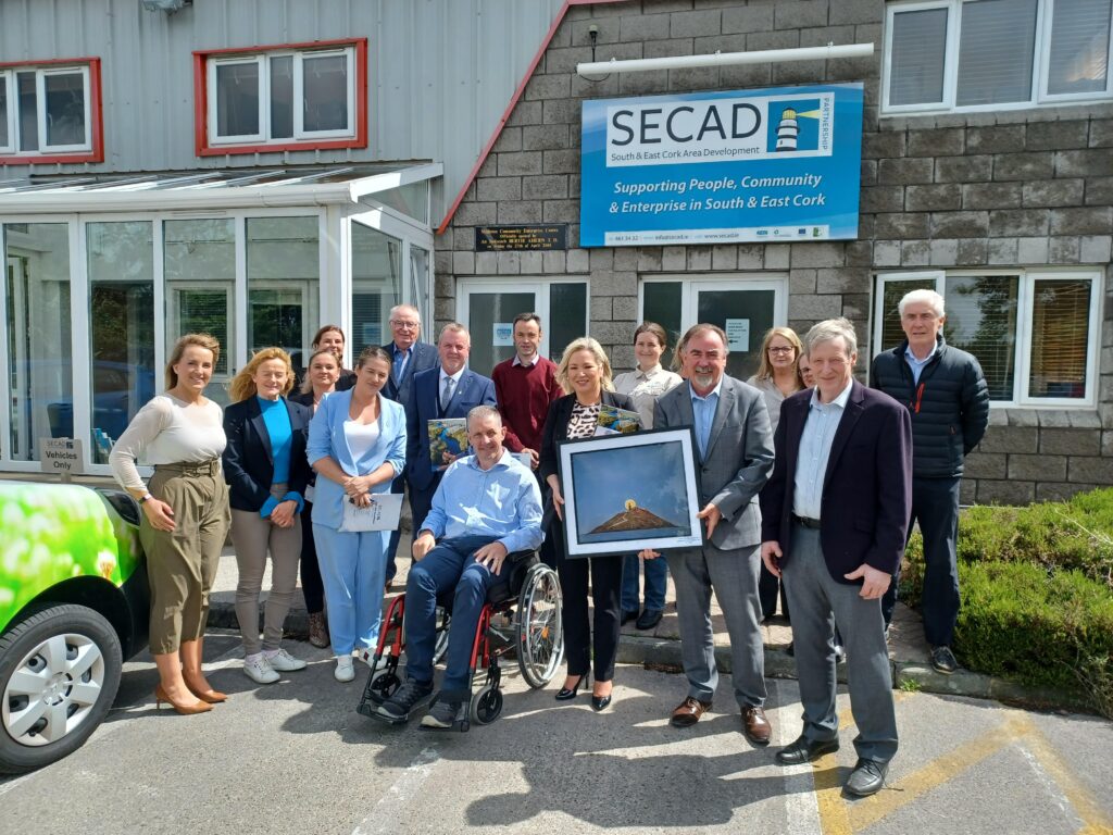 Michelle O'Neill Visit to SECAD Partnership